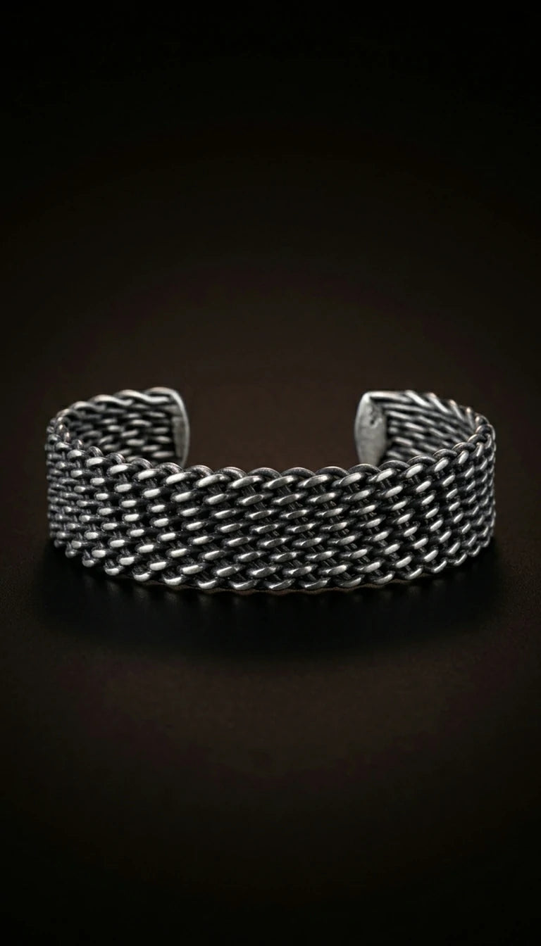 The Ancient Ridge — Heritage Woven Cuff